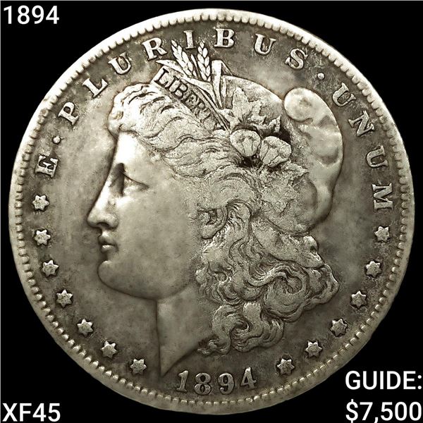 1894 Morgan Silver Dollar NEARLY UNCIRCULATED