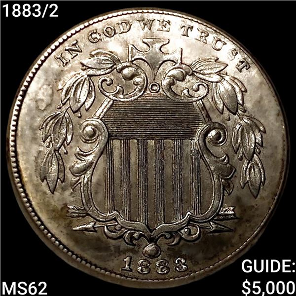 1883/2 Shield Nickel UNCIRCULATED