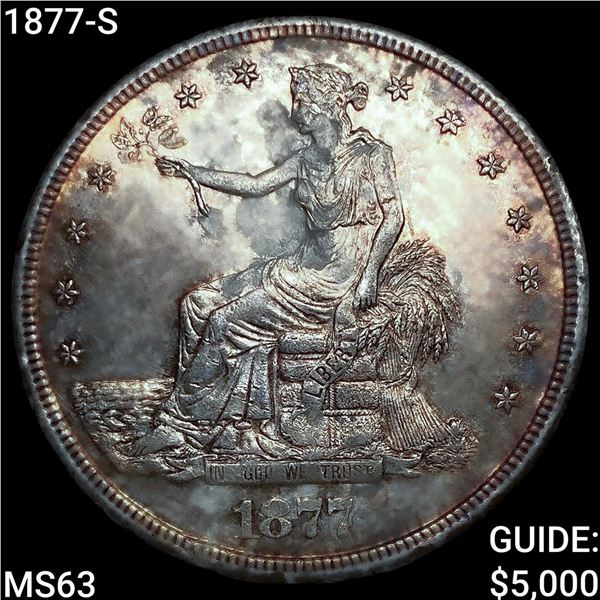 1877-S Silver Trade Dollar CHOICE BU