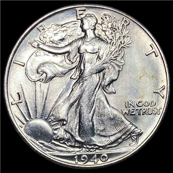 1940-S Silver Walking Liberty Half Dollar CHOICE BU