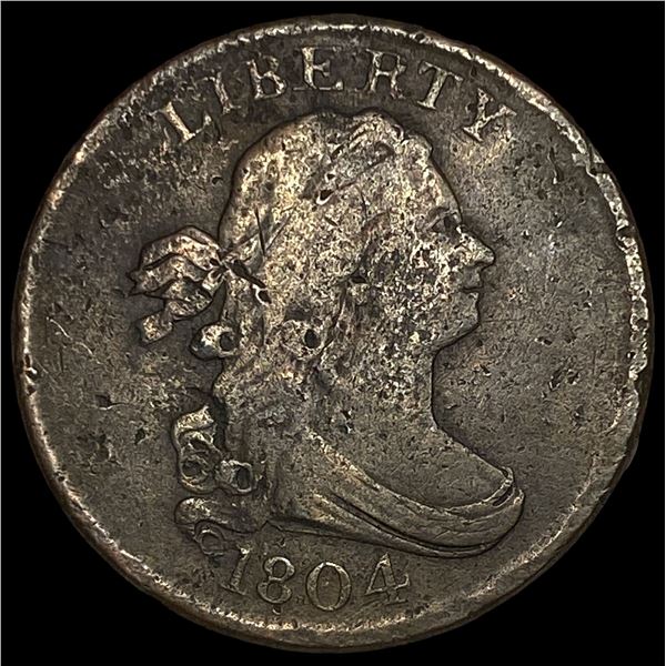 1804 Draped Bust Half Cent HIGH GRADE