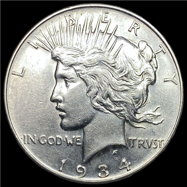 1934-D Peace Silver Dollar CLOSELY UNCIRCULATED