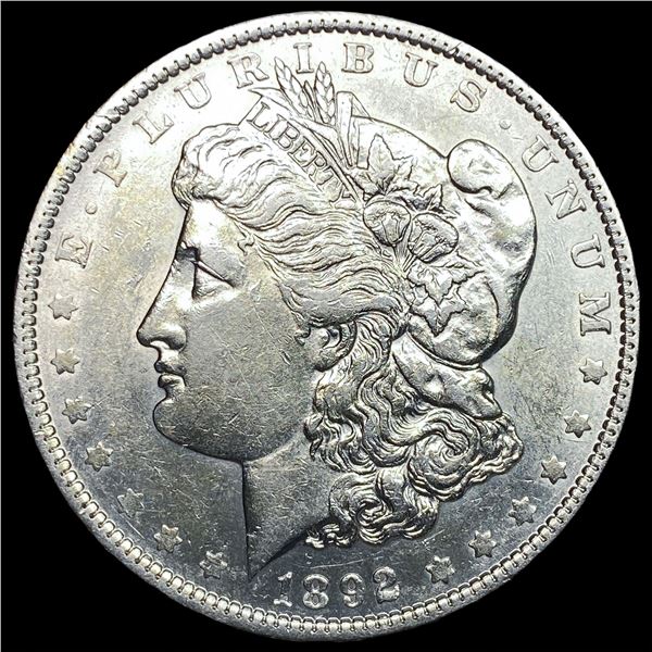 1892 Silver Morgan Dollar CLOSELY UNCIRCULATED