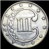 Image 2 : 1853 Silver Three-Cent Piece CLOSELY  UNCIRCULATED