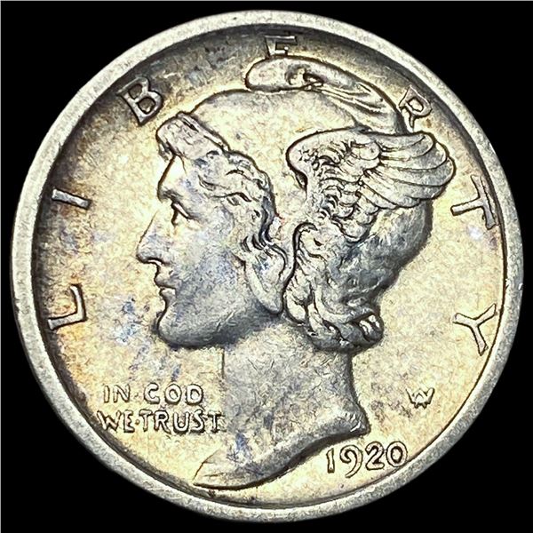 1920-S Silver Mercury Dime CLOSELY  UNCIRCULATED