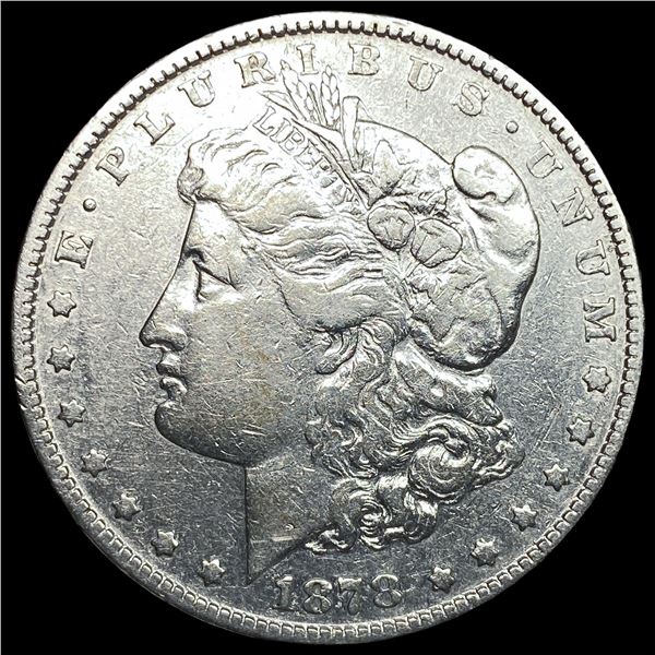 1878 Silver Morgan Dollar NEARLY UNCIRCULATED