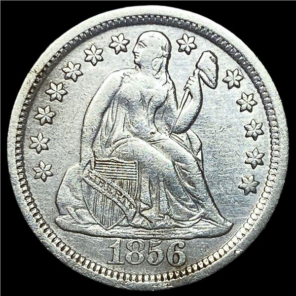 1856 Seated Liberty Dime NEARLY UNCIRCULATED