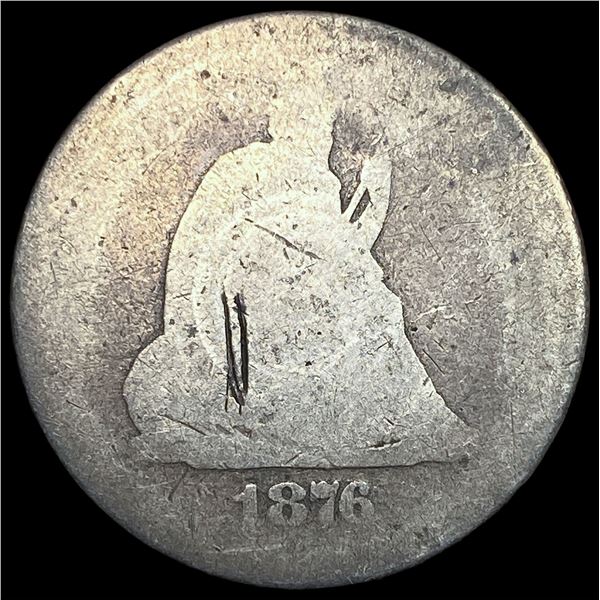 1876 Seated Liberty Quarter NICELY CIRCULATED