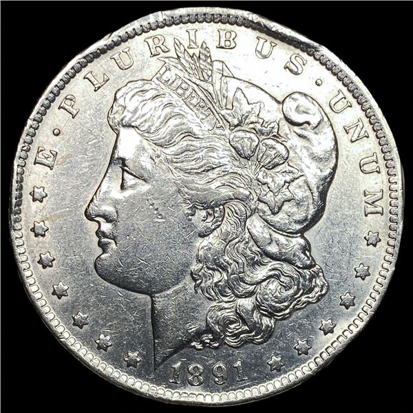 1891-CC Silver Morgan Dollar HIGH GRADE