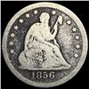 Image 1 : 1856-O Silver Seated Liberty Quarter NICELY  CIRCULATED