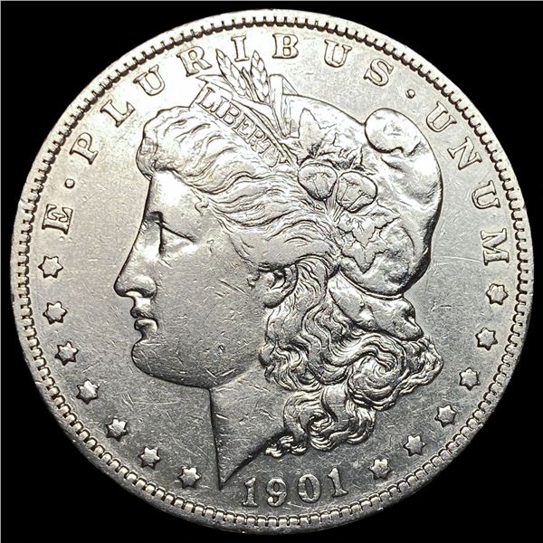 1901-S Silver Morgan Dollar NEARLY  UNCIRCULATED