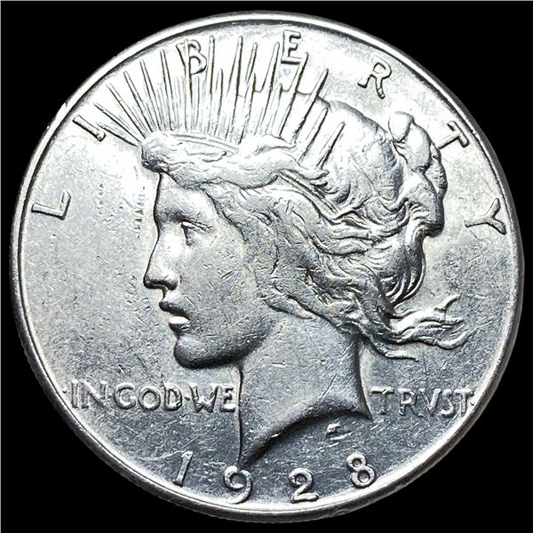 1928-S Silver Peace Dollar CLOSELY  UNCIRCULATED