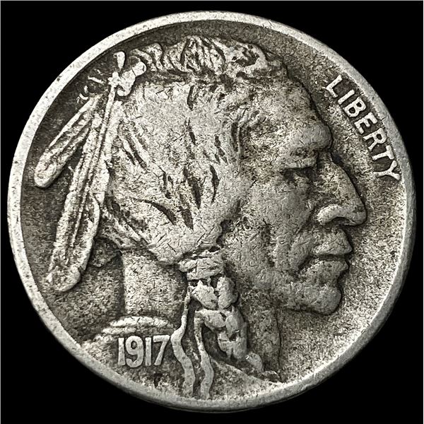 1917-S Buffalo Nickel NEARLY UNCIRCULATED