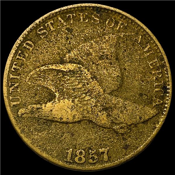 1857 Flying Eagle Cent LIGHTLY CIRCULATED