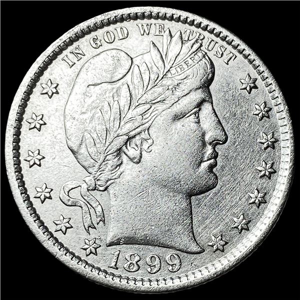 1899 Silver Barber Quarter CLOSELY  UNCIRCULATED