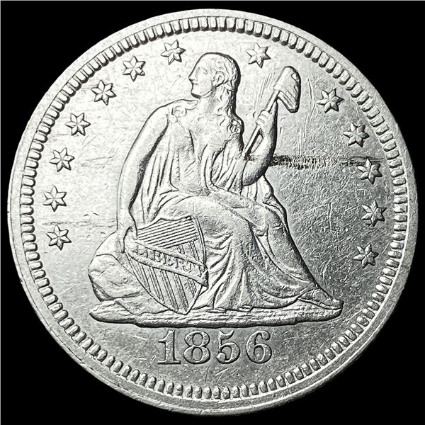 1856 Seated Liberty Quarter CLOSELY  UNCIRCULATED