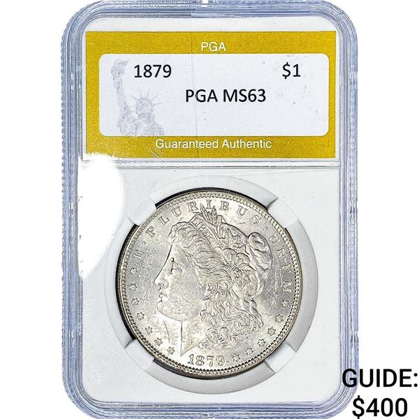 1879 Morgan Silver Dollar PGA MS63