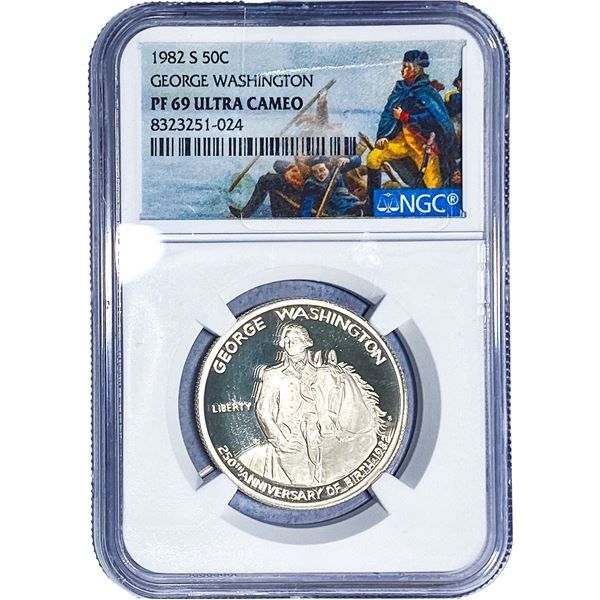 1982-S 50C Washington NGC PF69 Ultra Cameo