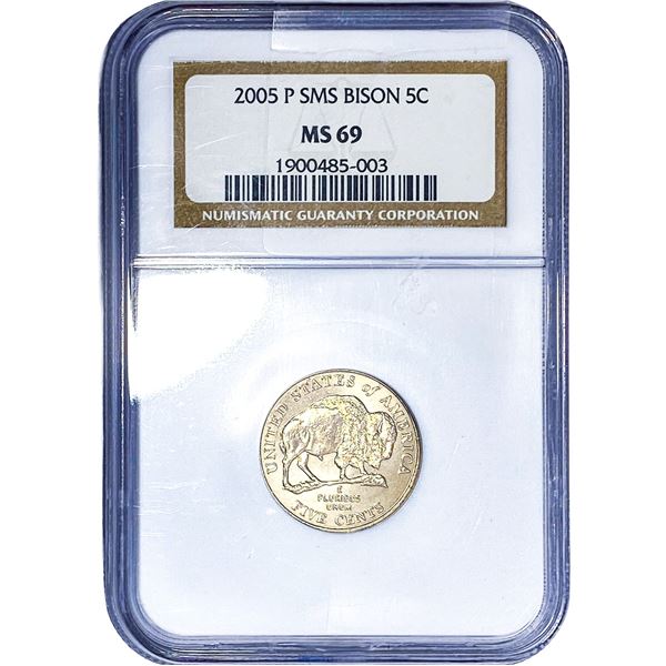 2005 5C SMS Bison NGC MS69