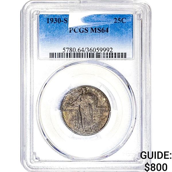 1930-S Standing Liberty Quarter PCGS MS64