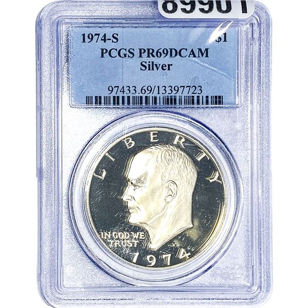1974-S Eisenhower Dollar PCGS PR69 DCAM
