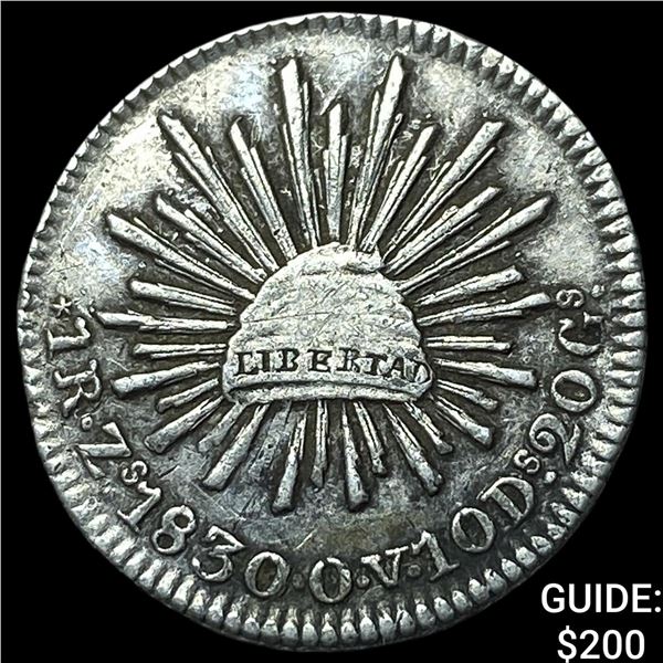 1830 Mexico Silver 1 Real