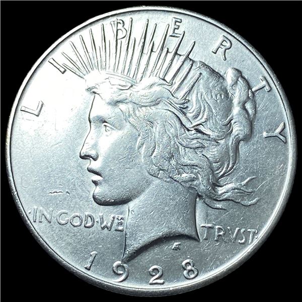 1928-S Silver Peace Dollar CLOSELY UNCIRCULATED