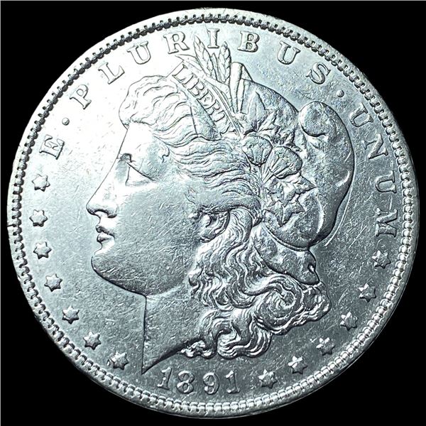 1891 Morgan Silver Dollar NEARLY UNCIRCULATED