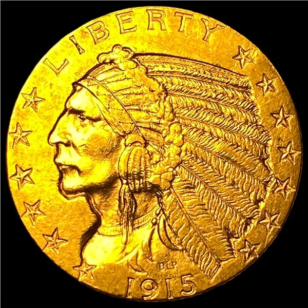 1915 Indian Head Gold $5 Half Eagle UNCIRCULATED