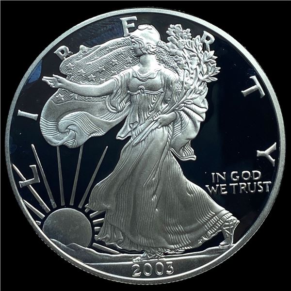 2003-W 1oz Silver American Eagle Proof $1 GEM PROOF