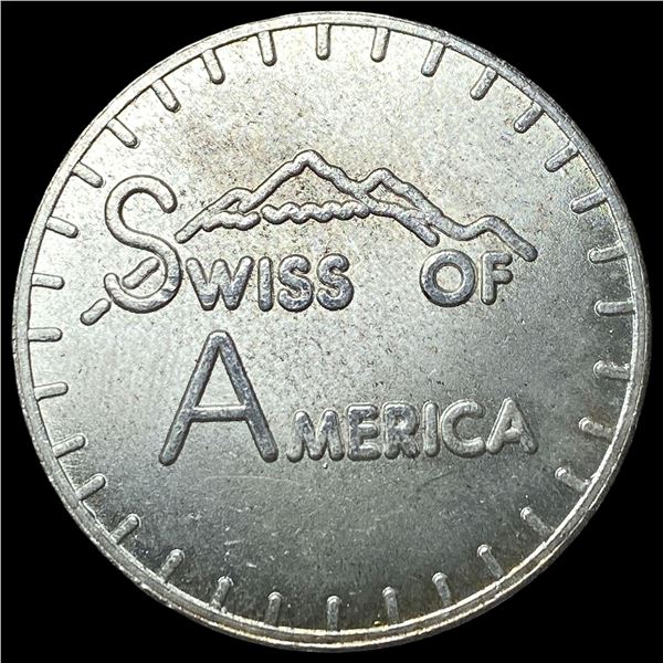 1974 Draper Mint 1oz Silver Round SUPERB GEM BU