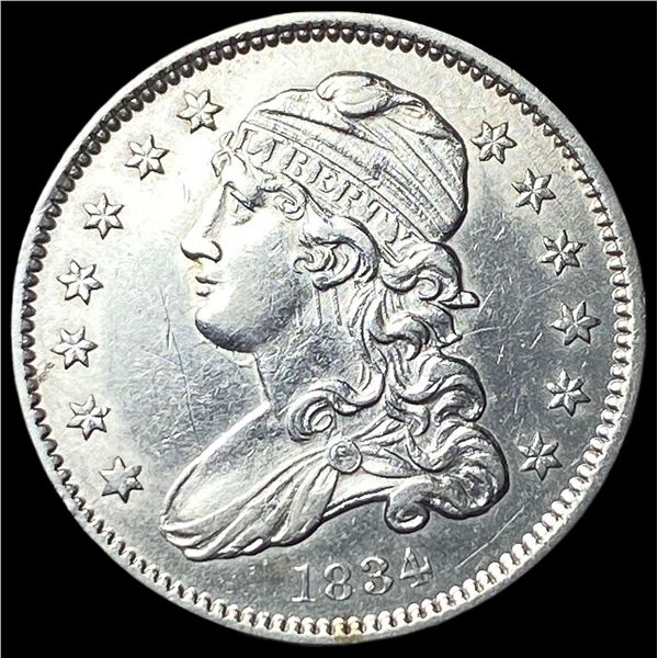 1834 Silver Capped Bust Quarter 25C HIGH GRADE