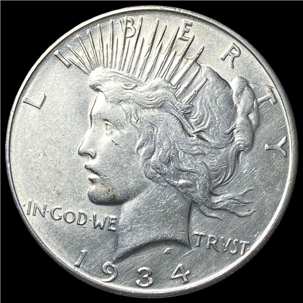 1934-D Silver Peace Dollar CLOSELY UNCIRCULATED