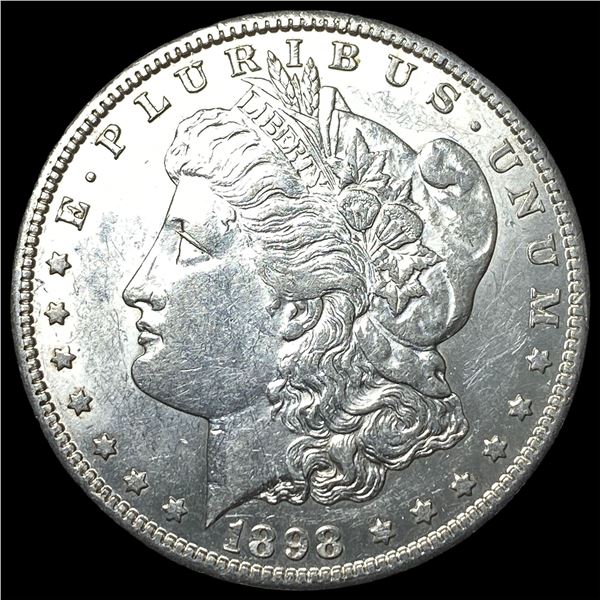 1898-S Silver Morgan Dollar CHOICE AU