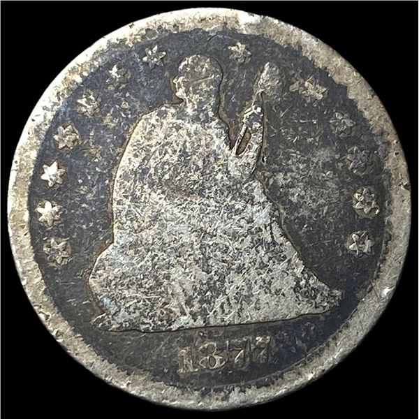 1877-CC Seated Liberty Half Dollar NICELY CIRCULATED
