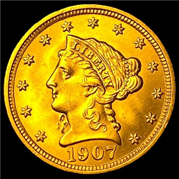 1907 Liberty Head Gold Quarter Eagle $2.50  UNCIRCULATED