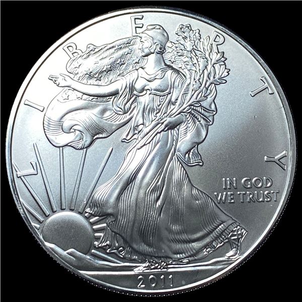 2011 1 oz Silver American Eagle $1 GEM BU