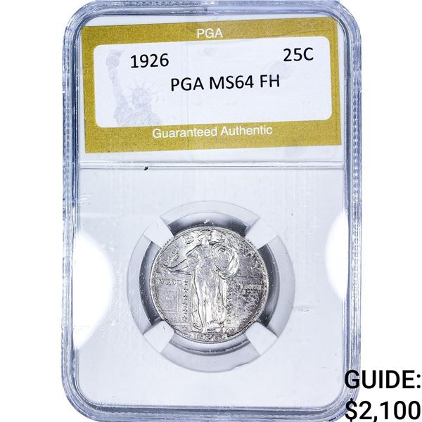 1926 Standing Liberty Quarter PGA MS64 FH