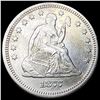 Image 1 : 1877 Silver Seated Liberty Quarter NEARLY UNCIRCULATED