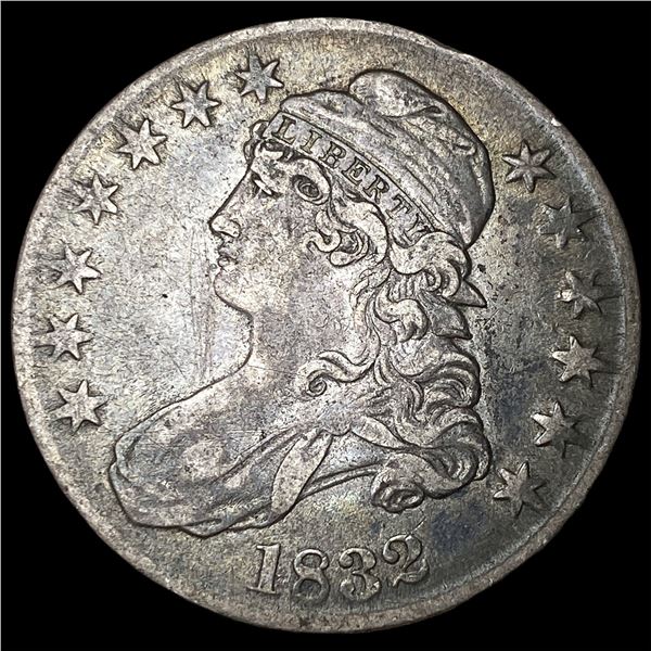 1832 Capped Bust Half Dollar NEARLY  UNCIRCULATED