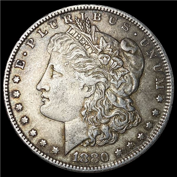 1880 Morgan Silver Dollar NEARLY UNCIRCULATED