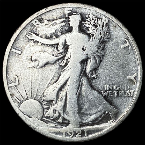 1921 Walking Liberty Half Dollar LIGHTLY  CIRCULATED