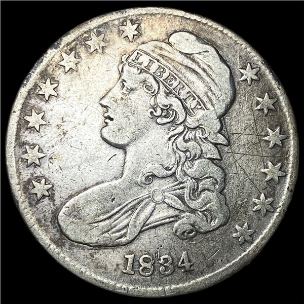 1834 Capped Bust Half Dollar HIGH GRADE
