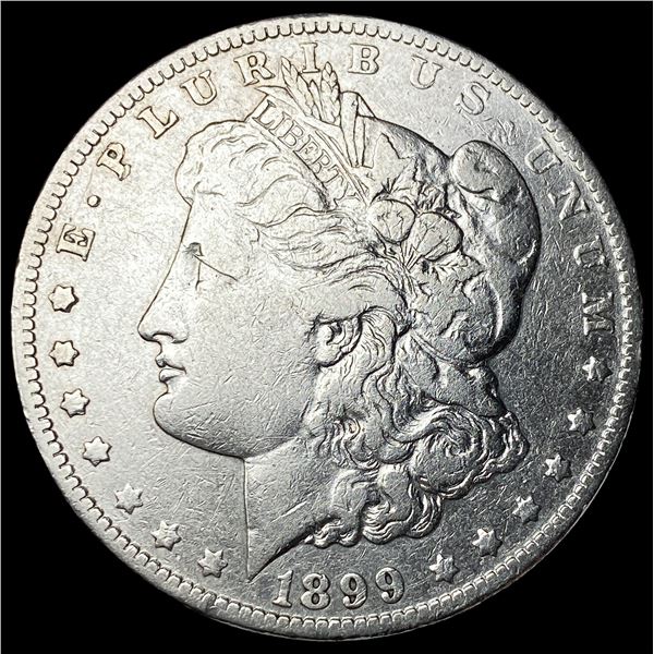 1899-O Micro O Silver Morgan Dollar ABOUT  UNCIRCULATED