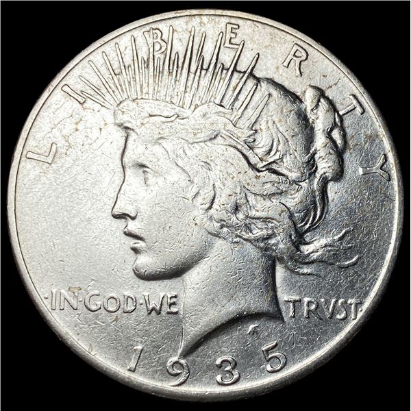 1935-S Silver Peace Dollar CLOSELY  UNCIRCULATED