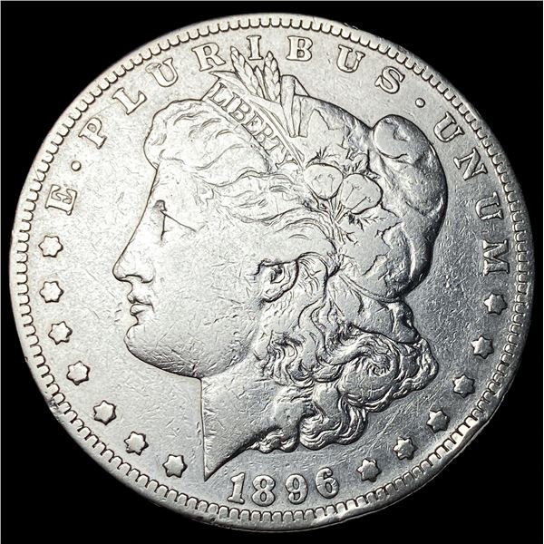 1896-S Silver Morgan Dollar LIGHTLY CIRCULATED