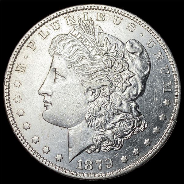 1879 Silver Morgan Dollar NEARLY UNCIRCULATED