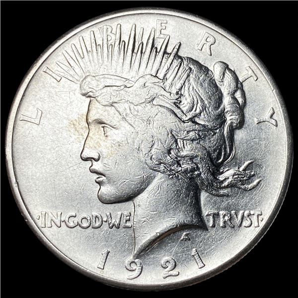 1921 Silver Peace Dollar CLOSELY UNCIRCULATED