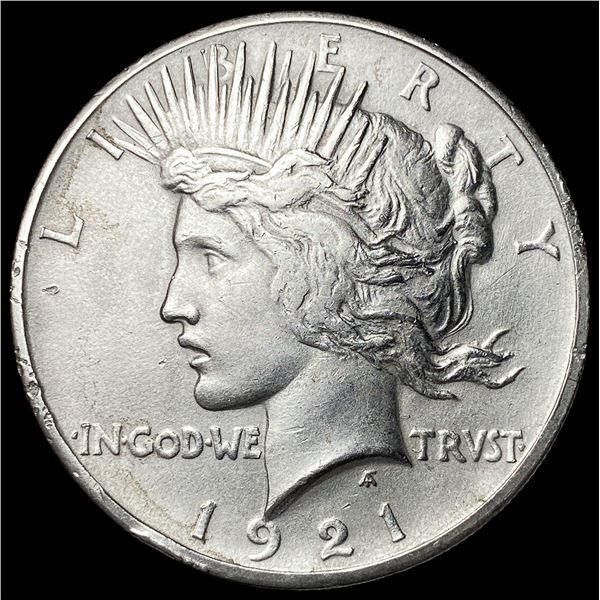 1921 Silver Peace Dollar CLOSELY UNCIRCULATED