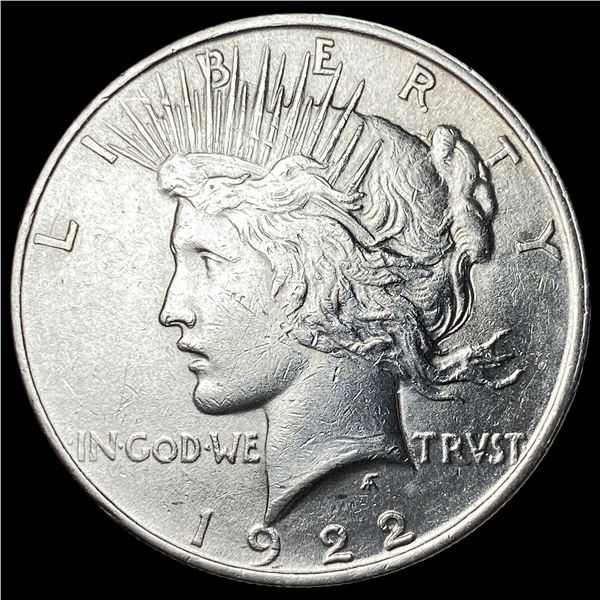 1922 Silver Peace Dollar CLOSELY UNCIRCULATED